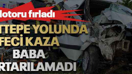 Umuttepe'de feci kaza, 1 ölü, 2 yaralı... Motor fırladı
